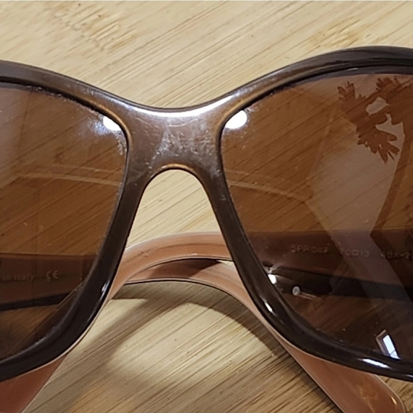 PRADA Model SPR04F 70-13 Sunglasses Brown Frames Made in Italy - Picture 13 of 16